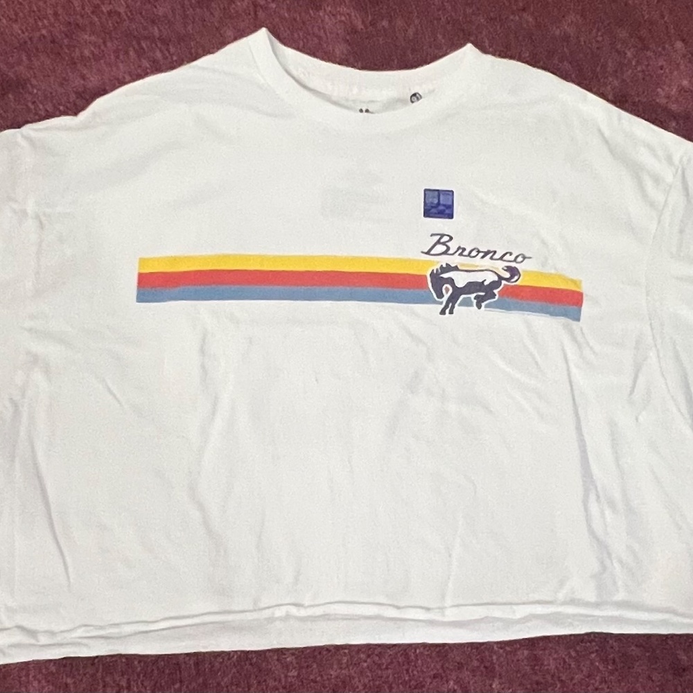 Junk Food X Ford Bronco 66 Cropped t shirt Size L - Picture 2 of 5